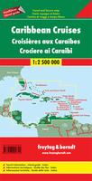 Caribbean travel map