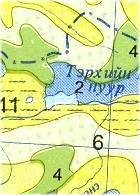 Mongolia flora map