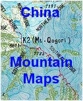 China mountain map