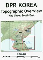 North Korea topographic map
