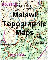 Malawi topographic maps