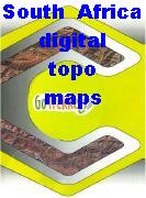 South Africa digital topographic maps