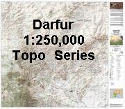 Darfur topographic map