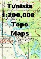 Tunisia topographic maps