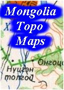 Mongolia topographic maps