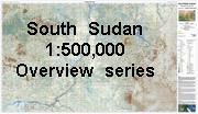 South Sudan Southern Blue Nile Topographic Map