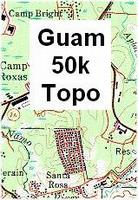 Guam topographic map