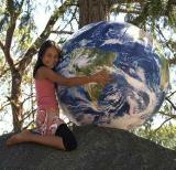 Earthball globe