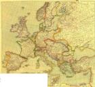 1915 Historic Europe map