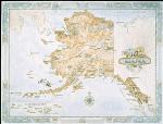 Alaska wall map
