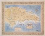 Dominican Republic wall map