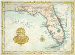 Florida wall map