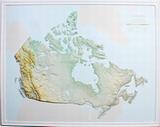 Canada Raised Relief map