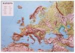 Europe raised relief map