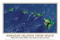 Hawaii satellite map