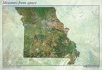 Missouri satellite map