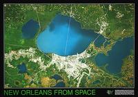 New Orleans satellite map