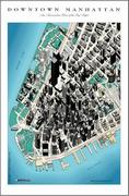 Downtown Manhattan satellite map