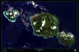 Tahiti satellite image