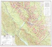 Glacier topographic map