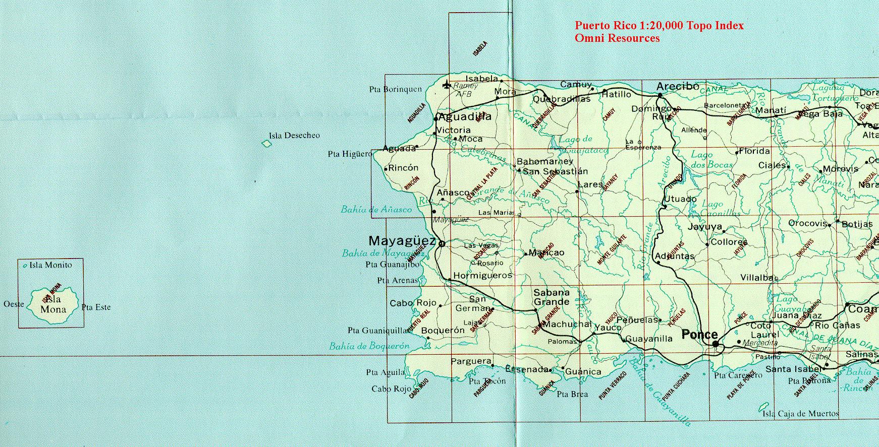 Puerto Rico maps from Omni Resources.