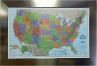 magnetic wall map