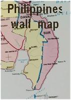 Philippine wall map