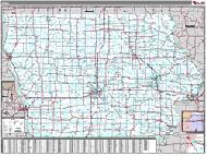 Iowa Wall Map