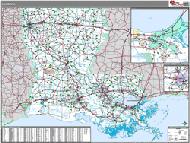 Louisiana Wall Map
