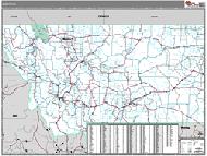 Montana Wall Map