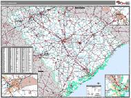 South Carolina Wall Map