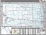 South Dakota Wall Map