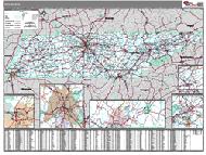 Tennessee Wall Map