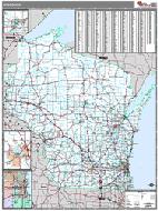 Wisconsin Wall Map