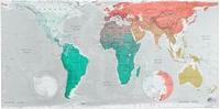 World political wall map