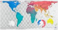 World political wall map