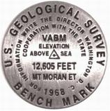 Mt. Moran benchmark lapel pin