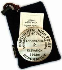 Cerro Aconcagua paperweight