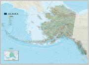 Alaska wall map