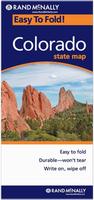 Colorado laminated road map