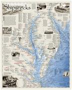 Shipwrecks of the Delmarva map