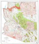 Arizona topographic map