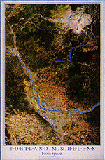 Oregon satellite map