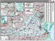 Virginia Wall Map